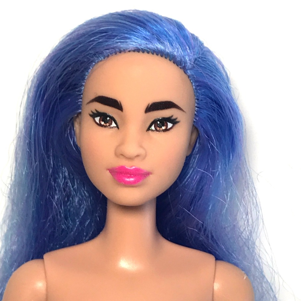 Nude Barbie You Can Be Anything Scientist Blue Hair Mbili HCN11 Doll For OOAK